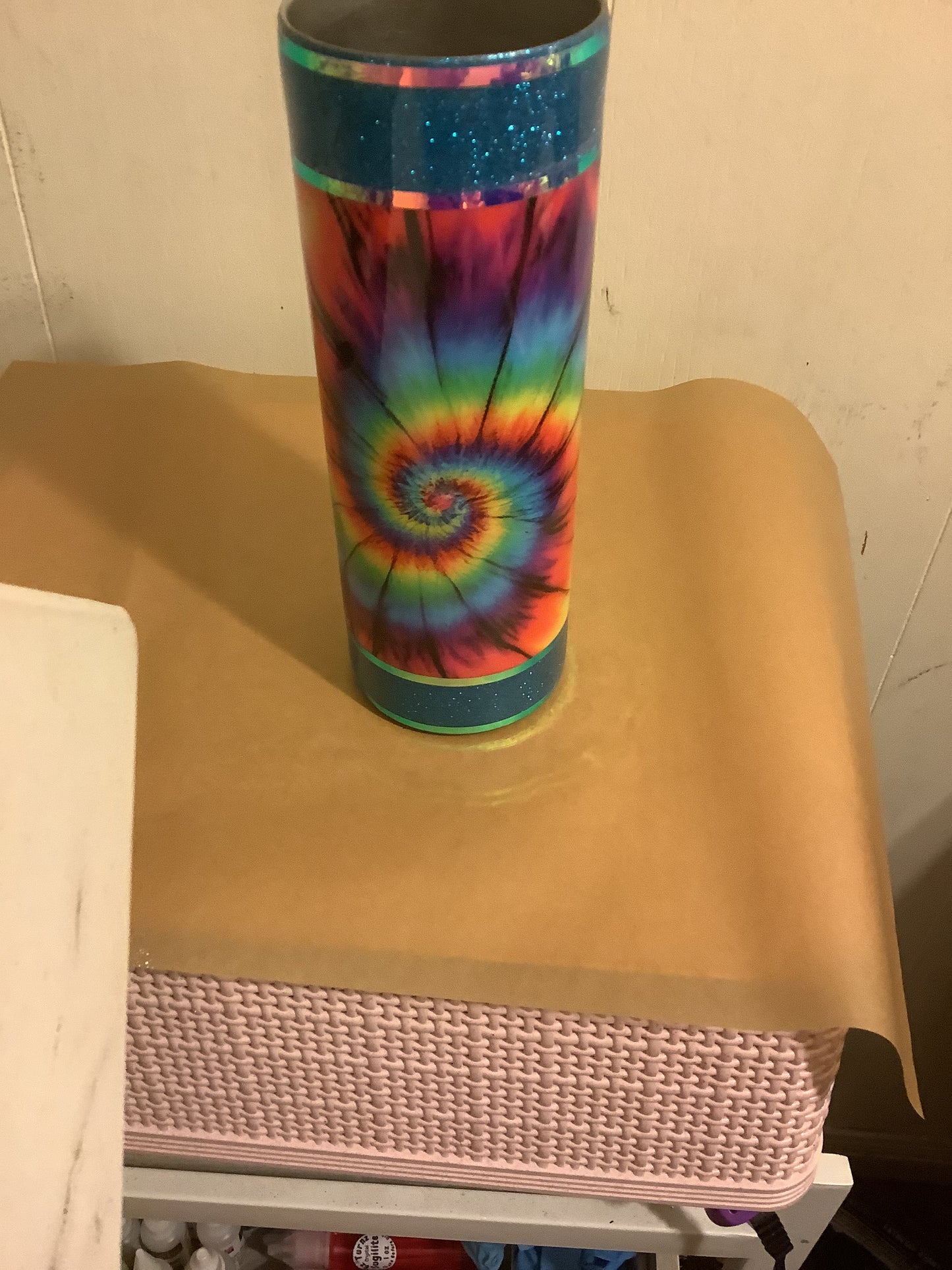 20oz skinny - Tiedye