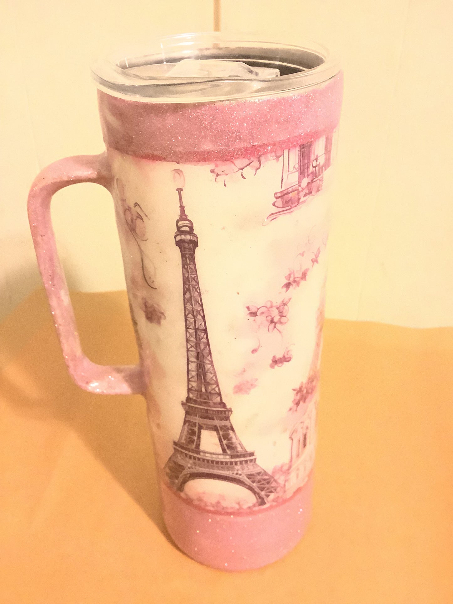 20oz Tumbler - Handle - Paris